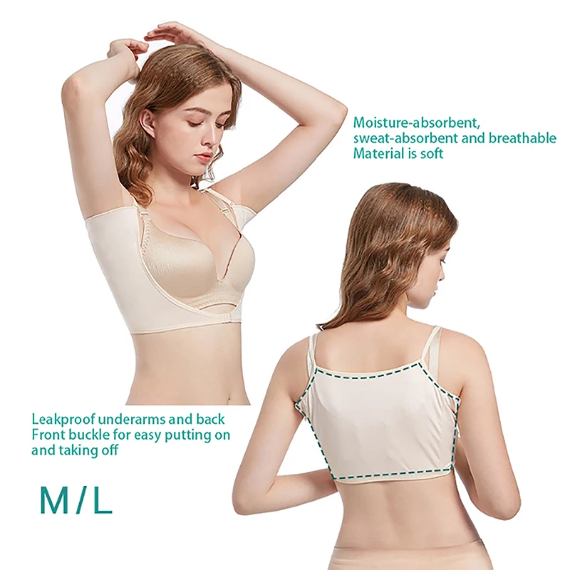 

Sweat-absorbing Camisole Vest Underarm And Back Sweat Pad Lightweight Washable Women Perfume Absorbing Anti Sweat Deodorant