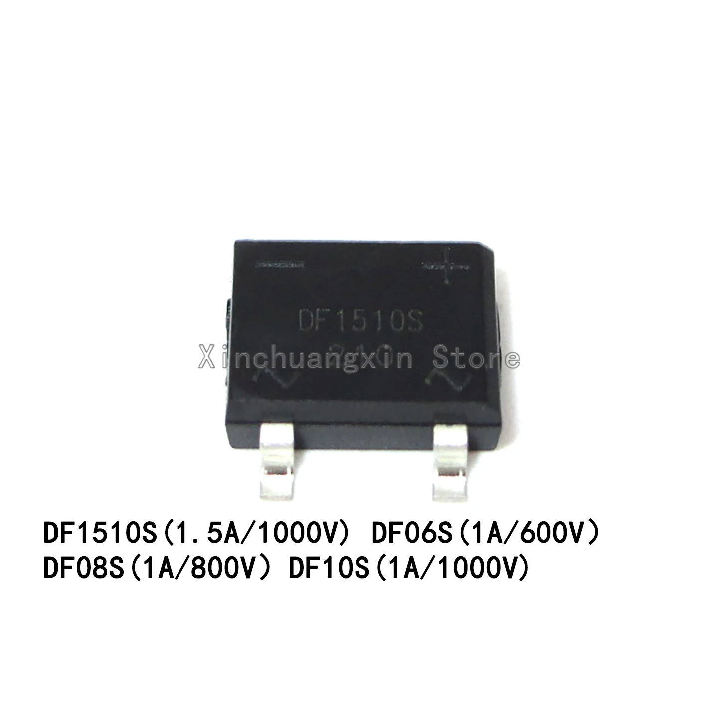 20PCS DF1510S, DF06S, DF08S, DF10S 1A  1.5A 800V/1000V bridge rectifiers, bridge rectifier stacks