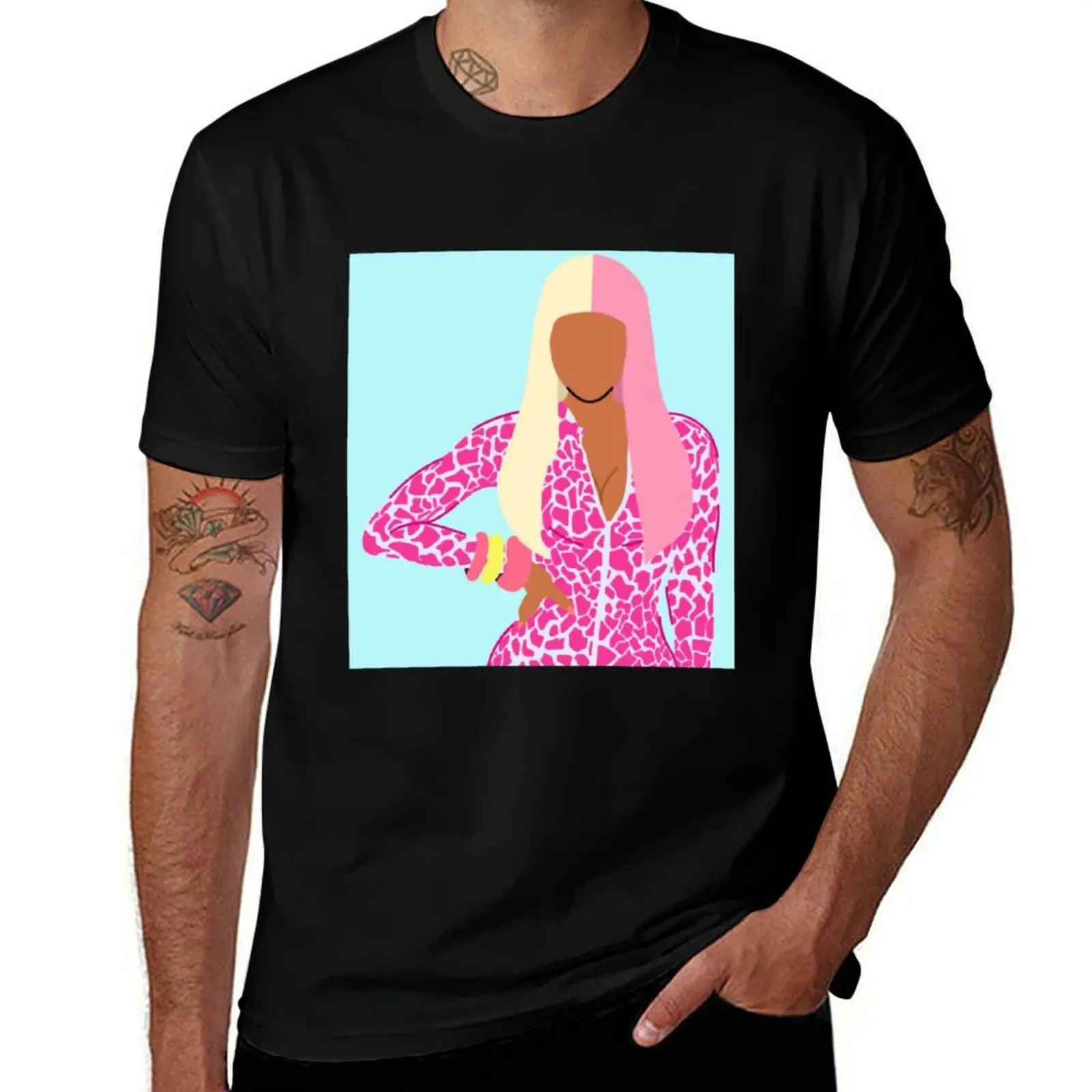 

Super Bass Nicki Minaj .png T-Shirt cotton t shirt pack man t shirt summer
