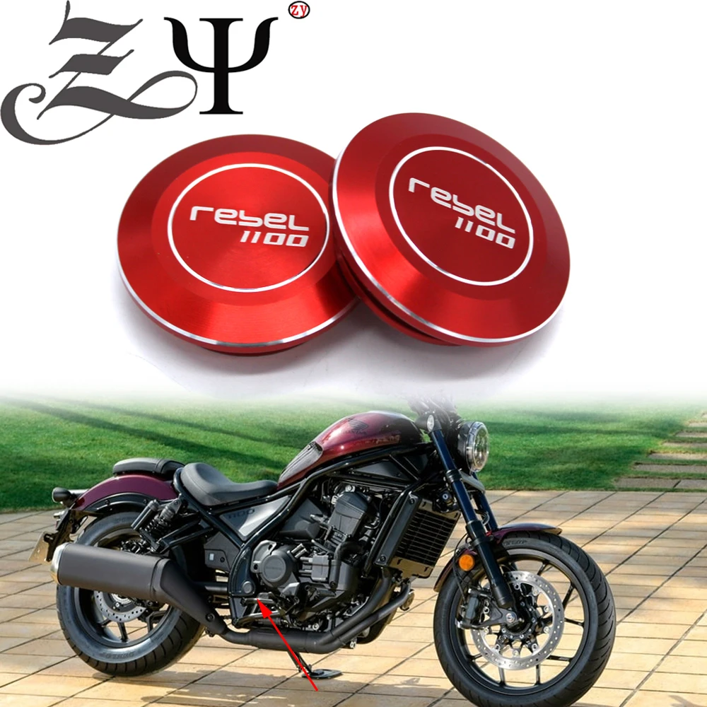 

2Pcs CNC Frame Hole Cap Plug Decoration Frame Cover Hole Plug For Honda CMX1100 REBEL1100 rebel 1100 2021