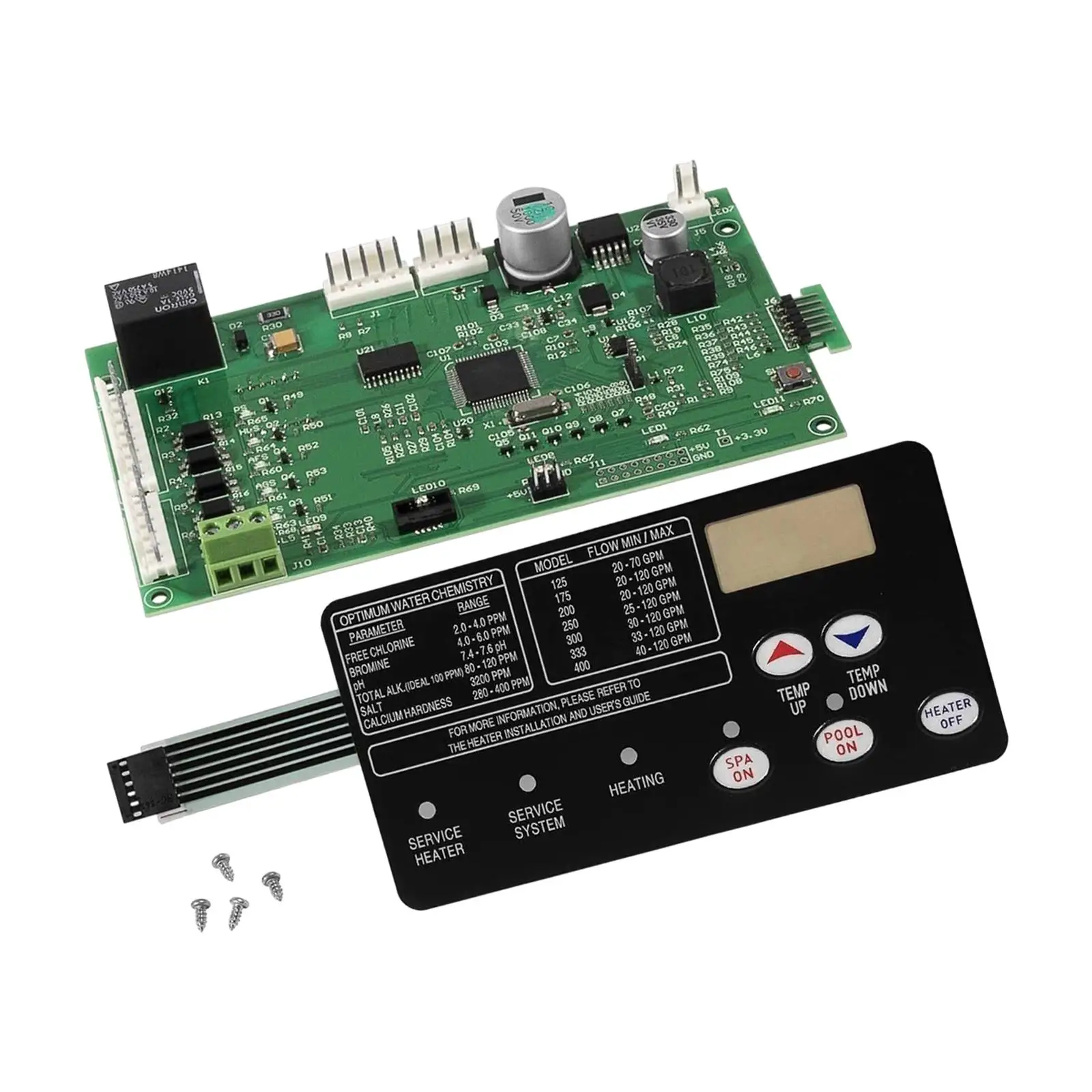 42002-0007S Zwembadverwarmer Control Board Kit Reparatie Onderdelen Professioneel Eenvoudig