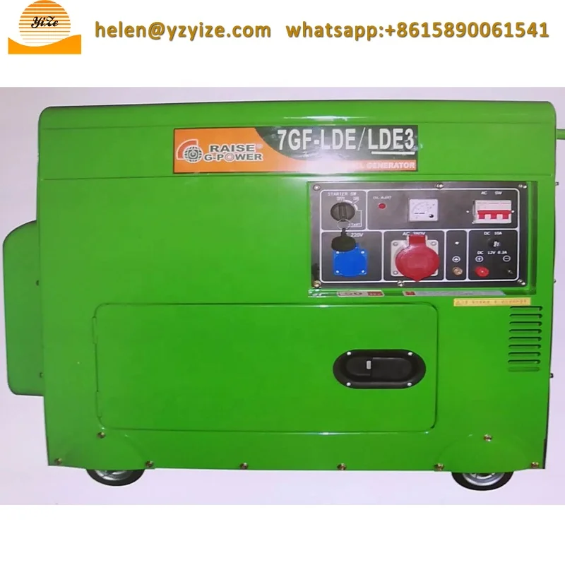 Low rpm 5 10 7.5 kva gasoline generator 220v 1kw Small gasoline dynamo price