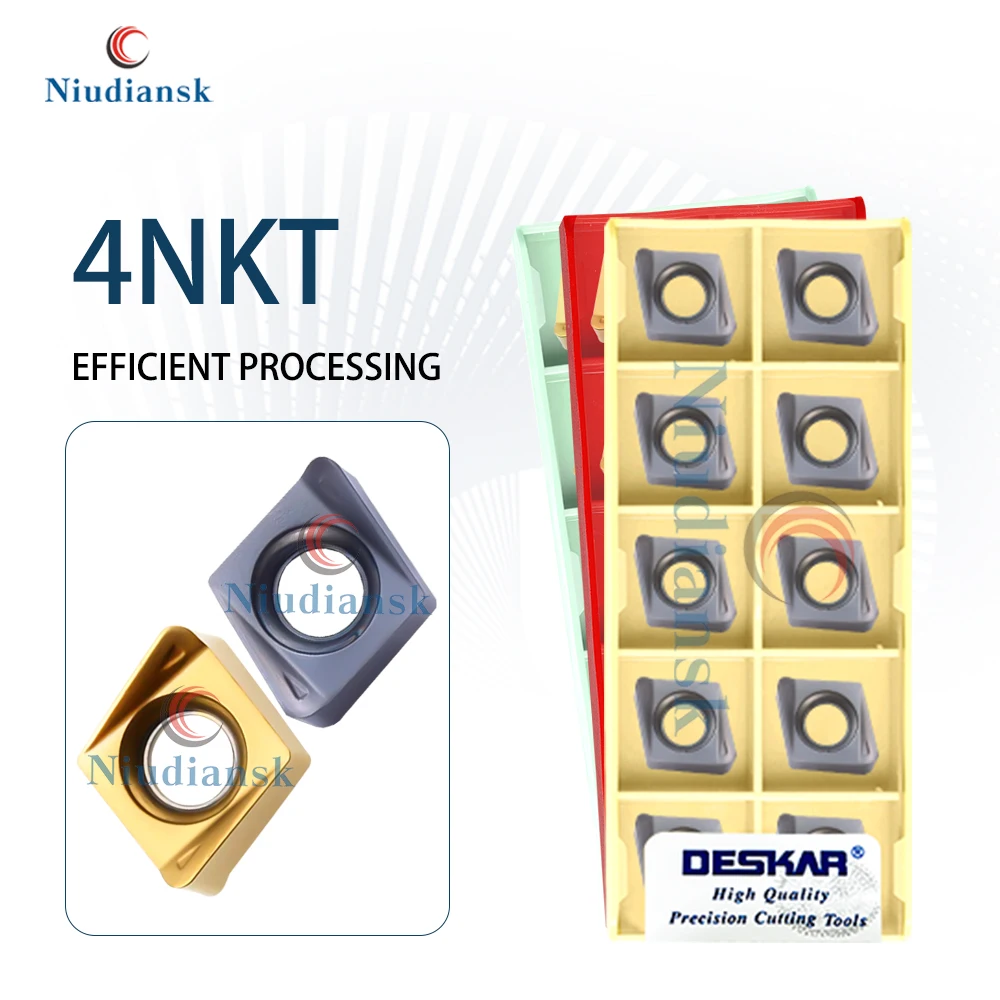 

10 шт., фреза с числовым управлением 4NKT060308R-ML LF6018 LF6028 LF6028S, фрезерные лезвия для токарных станков с ЧПУ, режущие инструменты, материал серии 4NKT