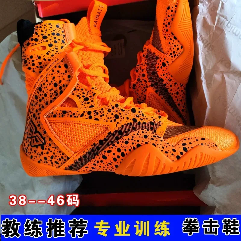 

Original Brand Unisex Wrestling Shoe Top Quality Wearable Gym Training Shoe Comfortable Anti Slip Boxing Fighting Boots 38-46