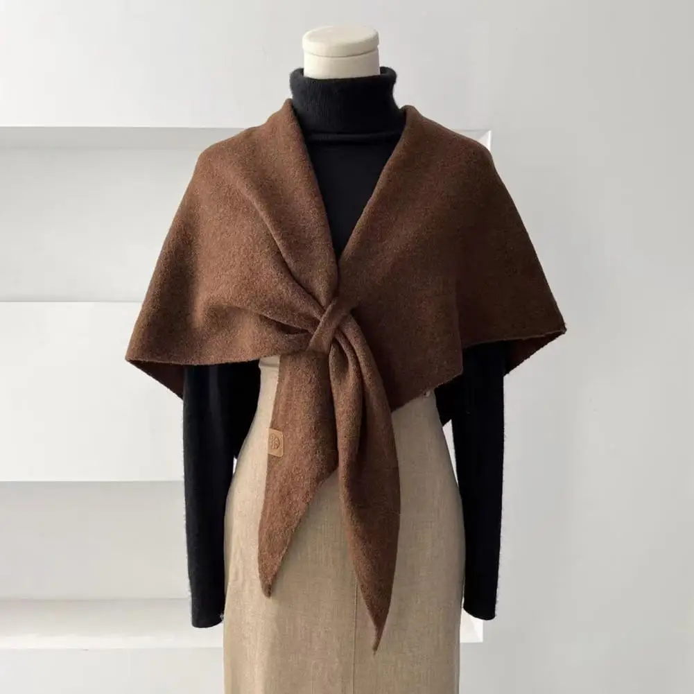 

Женский шарф, женская шаль, элегантная женская вязаная шаль, мягкий кашемировый кардиган, накидка, теплый зимний шарф, стильный для повседневного использования
