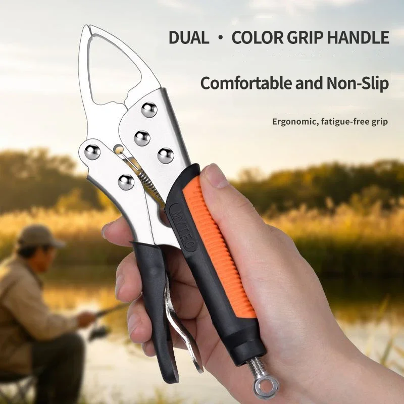 Powerful Locking Fishing Pliers Multi-Functional Fish Gripper High-Torque Control Clamp For Saltwater Freshwater