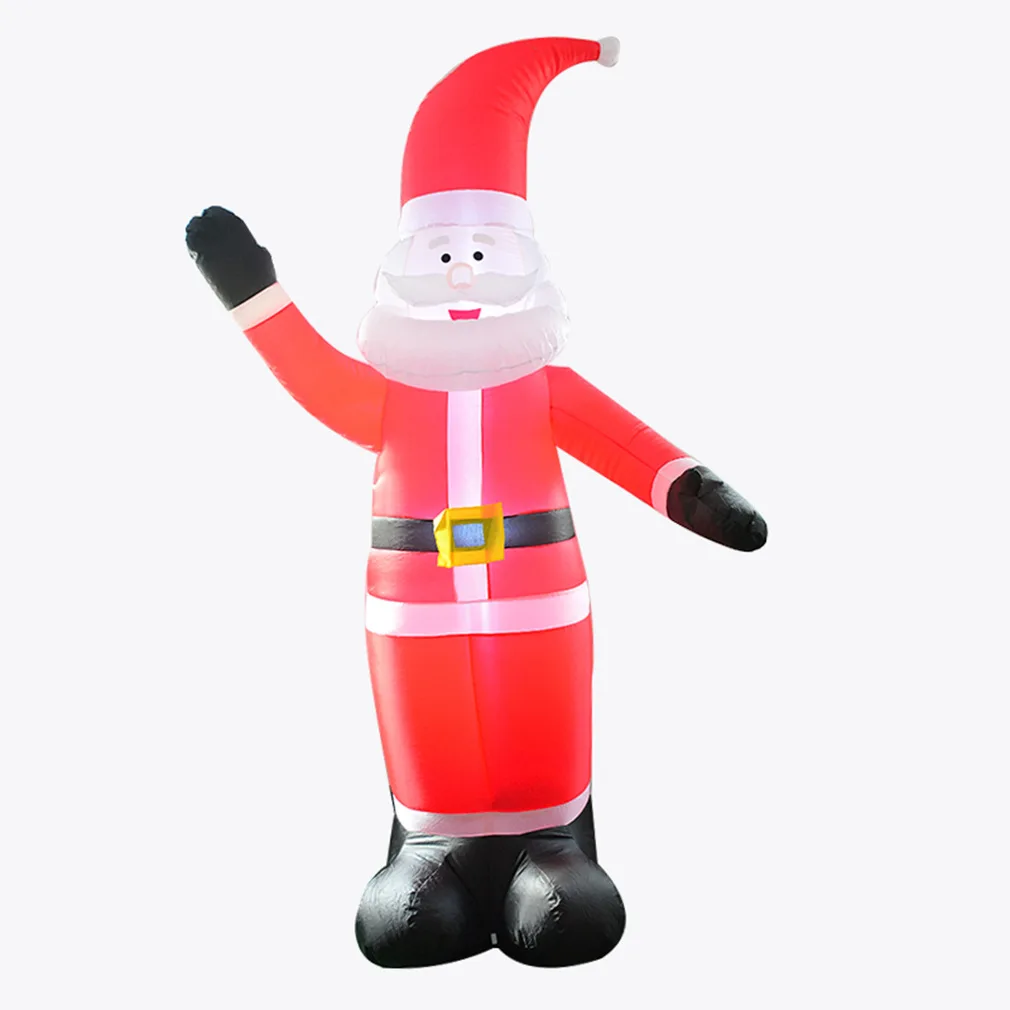 

Christmas door courtyard decoration 2.4 meters beckoning Santa Claus gas model party dance decoration Santa Claus shape