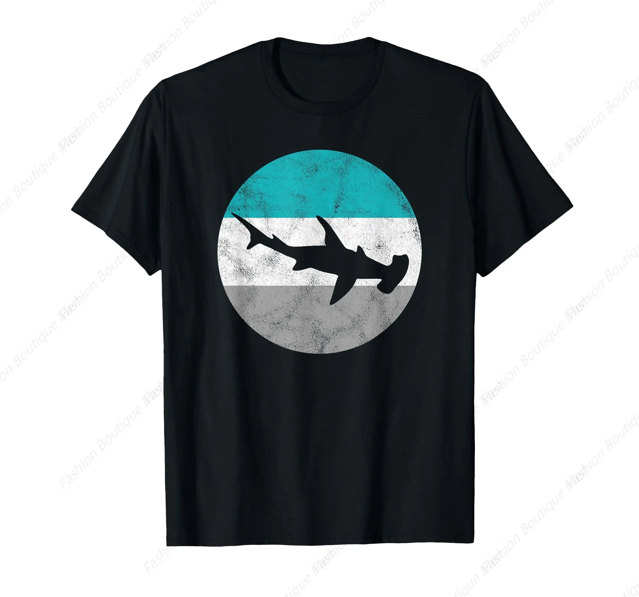 

Hammerhead Shark Vintage Gift For Men Women T-Shirt Casual O-Neck Cotton Short Sleeve High Quality Shirt