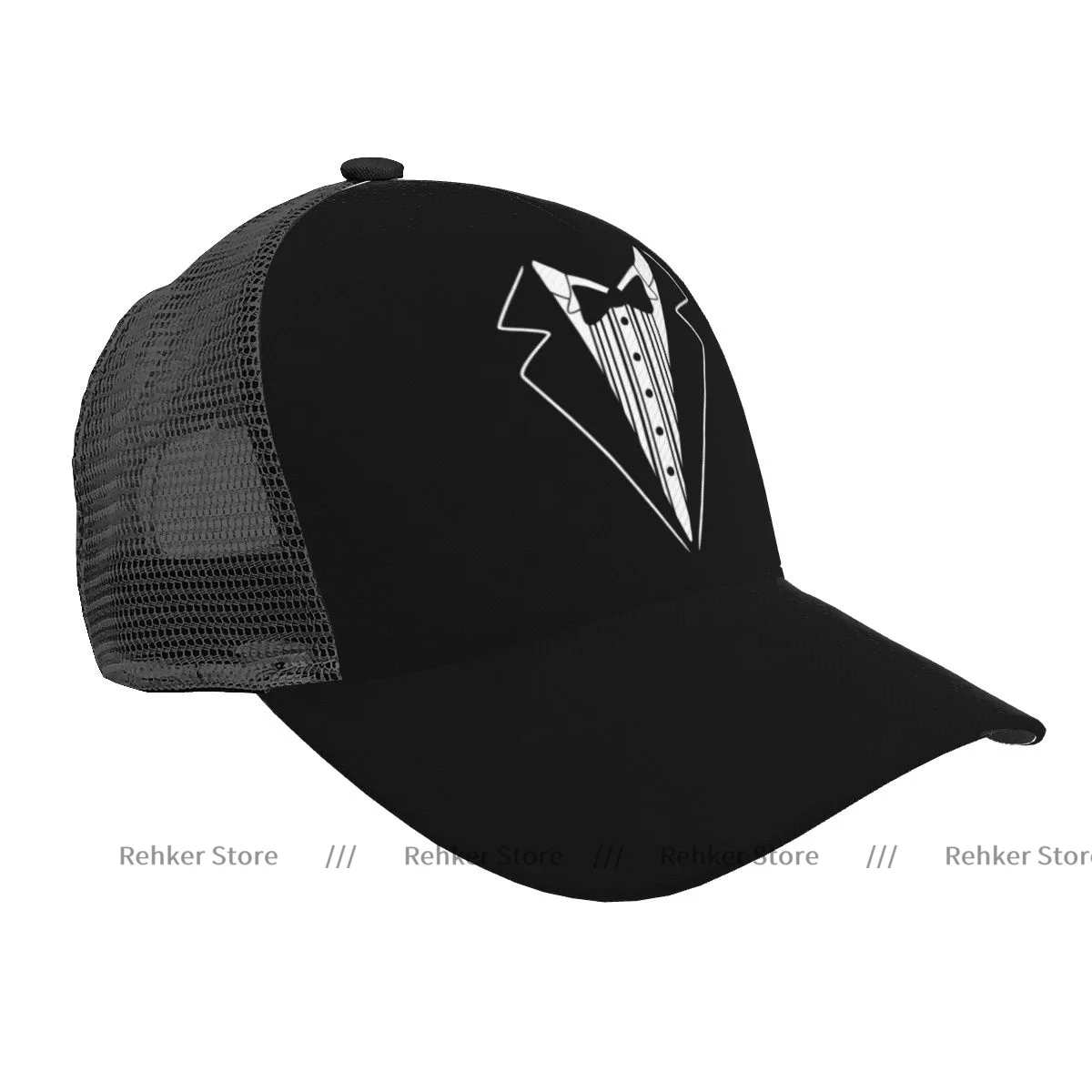 Mens Tuxedo Boxer Snapback Baseball Cap Mesh Hat Trucker Hat Streetwear Dad Hat Dropshipping