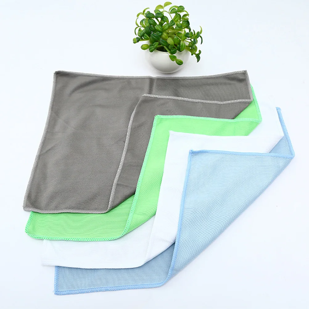 

4pcs Microfiber Cleaning Cloth 30X30Cm Premium Soft For Car Window Kitchen Bathroom Furniture Shine Fast Absorbing Microfiber
