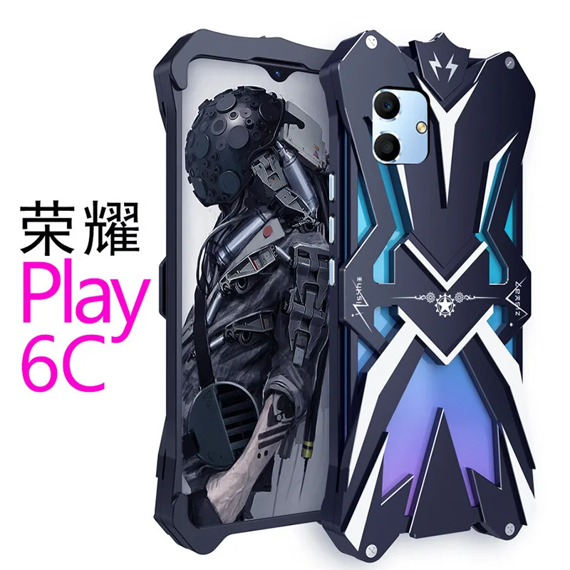 

Для Honor Play 6c 6t Pro Zimon Luxury Thor Heavy Duty Armor Metal мобильный телефон для Play 6c 6t Pro, Защитные Чехлы