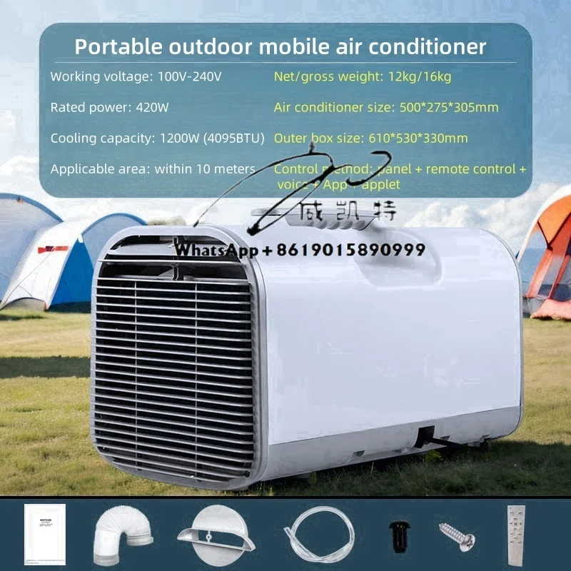 Wholesale Electric Small Portable Cooler Air Conditioner with Room Cooling Function AC Powered Household Car RV Outdoor