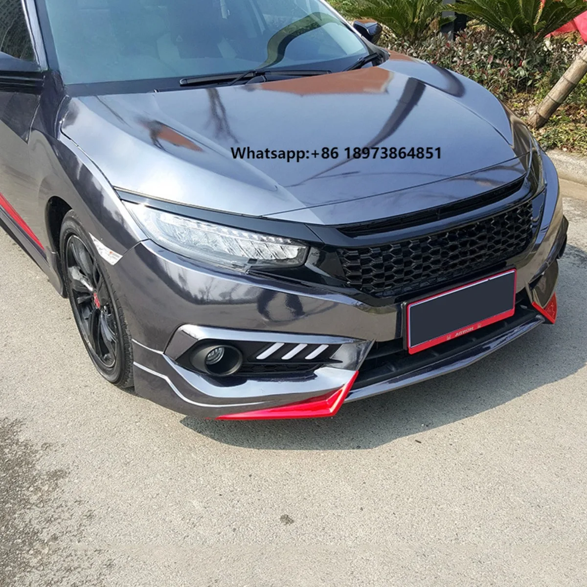 

Car Front Bumper Lip Side Skirt Rear Bumper Spoiler Diffuser