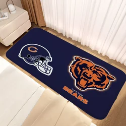 Chicago Bears Carpet for Bathroom Rug Mat Kitchen Rugs Things to the Room Decoration Items Bath Mats Outdoor Doormat Custom Home