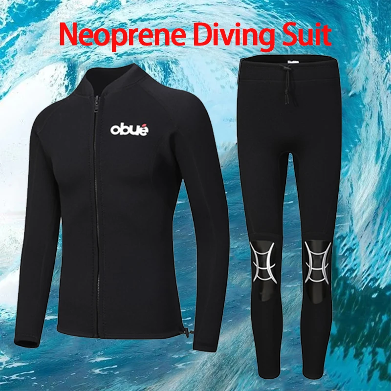 New 3MM Split Type Wetsuit Couple Sun Protective Warm For Scuba Jellyfish Suit Swimming Surf Snorkeling Diving Suit Water Sports