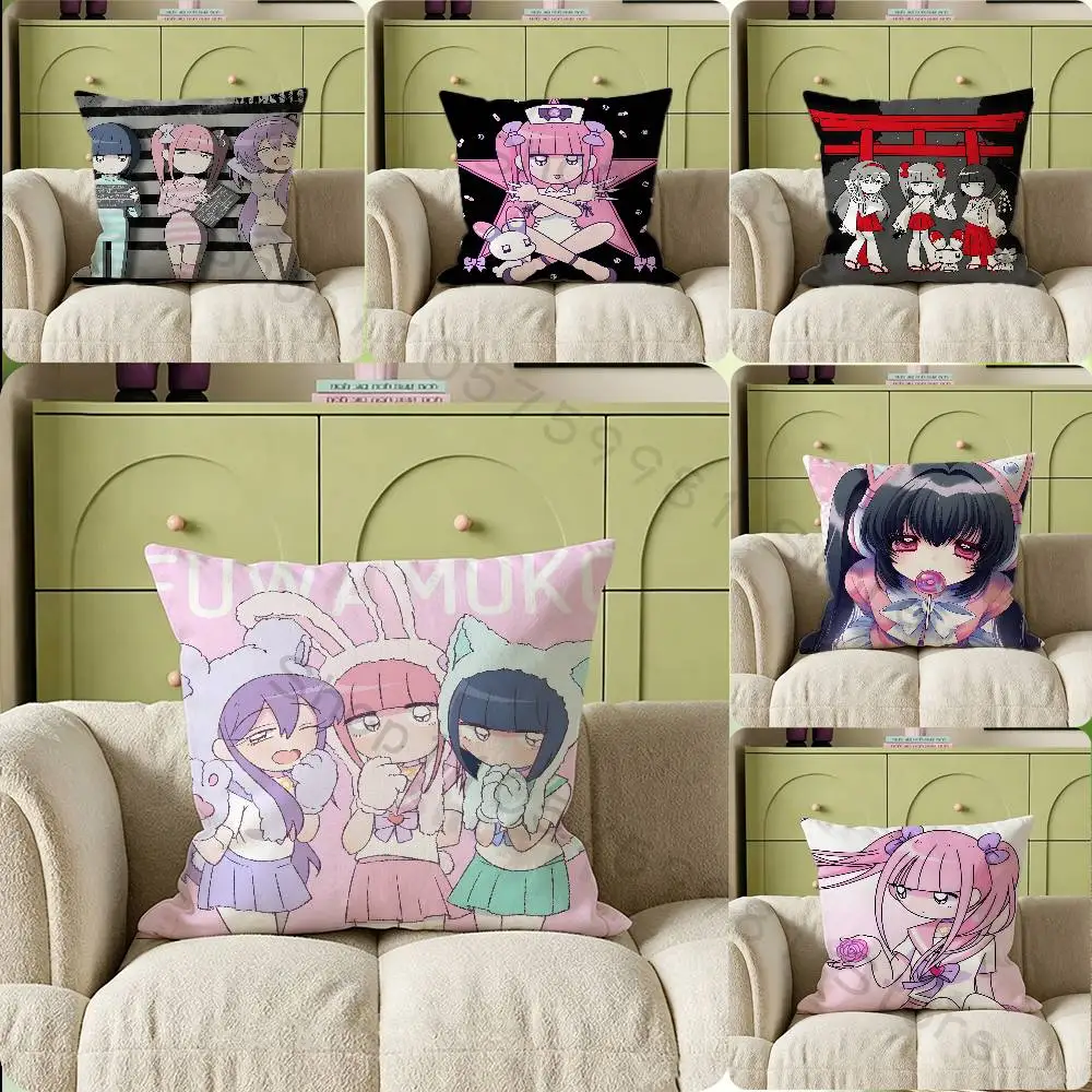 Anime M-Menhera Maiden Gifts PillowCase Sofa Cushion Cover Suitable For Home Bedroom Room custom Decor