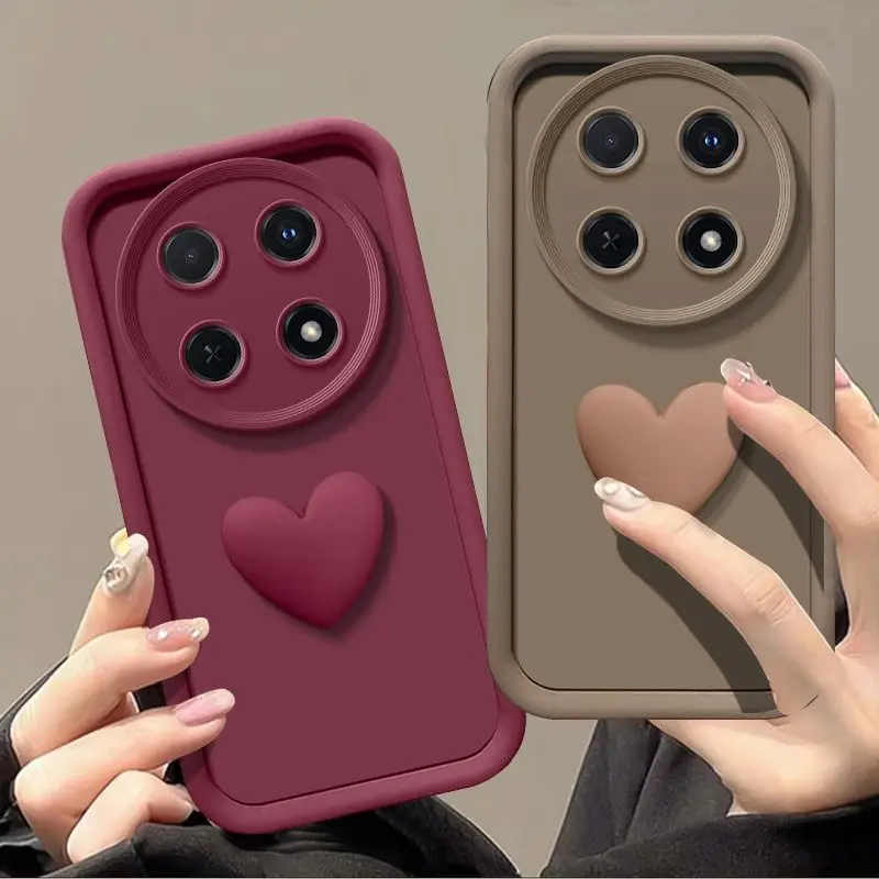 For Oppo Reno12 F 5G Case Oppo Reno12 F 4G Phone Case OPPO Reno 12F Reno12f 4G Reno 12F 5G Cover Love Candy Matte Soft Cover
