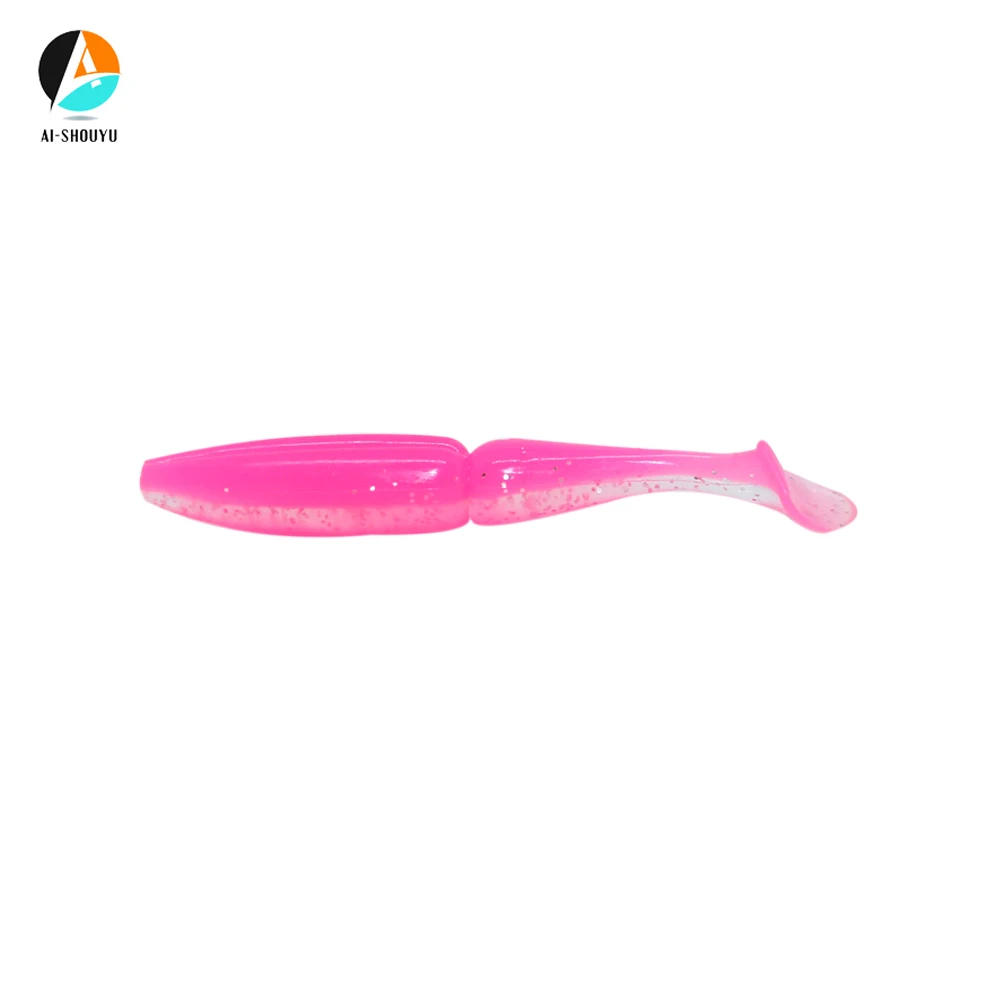 AI-SHOUYU 5pcs Easy Shiner Shad Pesca Fishing Soft Lure 90mm 6.7g Hot Lure Wobbler Leurre  Artificial Fishing Soft Fishing Lure