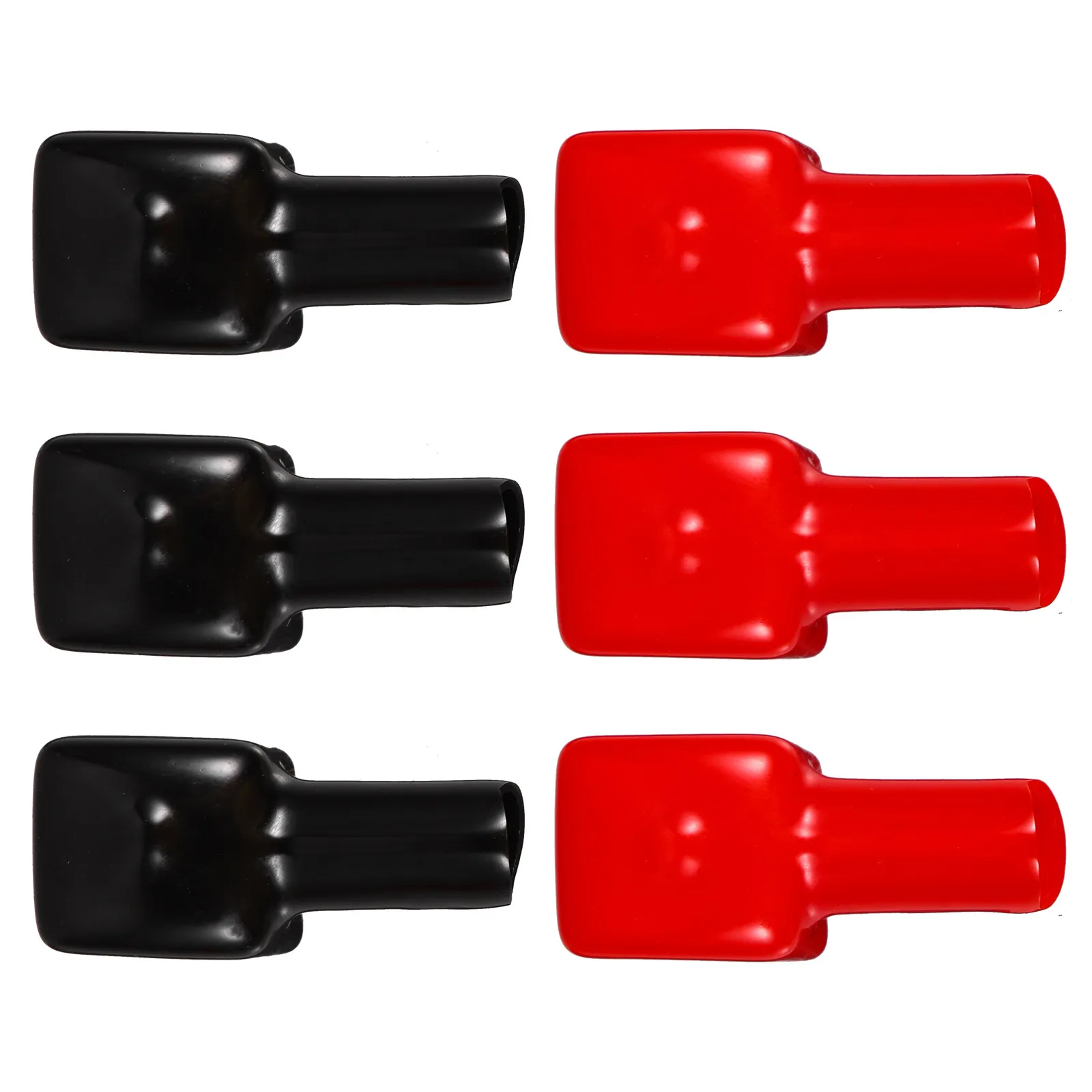 

6 шт. высококачественных защитных колпачков из ПВХ для автомобильных, мотоциклетных, судовых и коммерческих клемм, защита от короткого замыкания, ветра и дождя