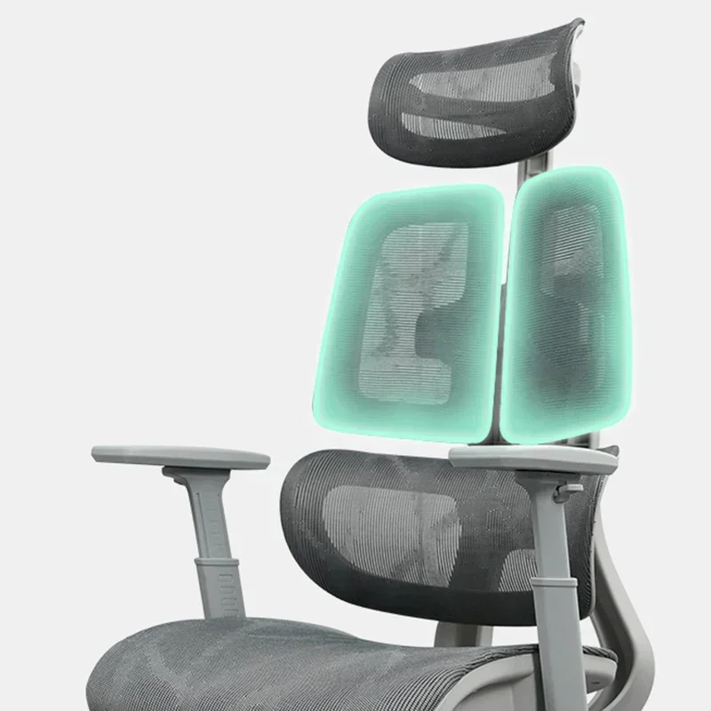 Silla ergonómica para videojuegos, cómoda, con respaldo reclinable y ajustable, ideal para trabajar en la oficina durante largos periodos, de diseño sencillo, para dormitorios y salones. FYOC.