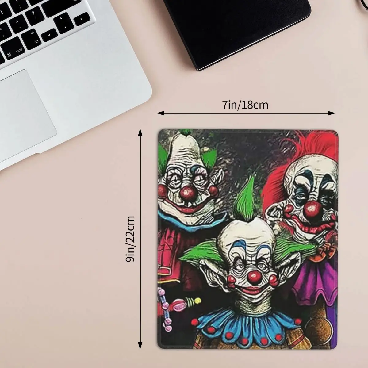 Killer Klowns From Outer Space 7x9 in 22x18 cm Mouse Pad Computer Keyboard Mouse Mat Gamer PC Laptop Desk Mat Table Mats