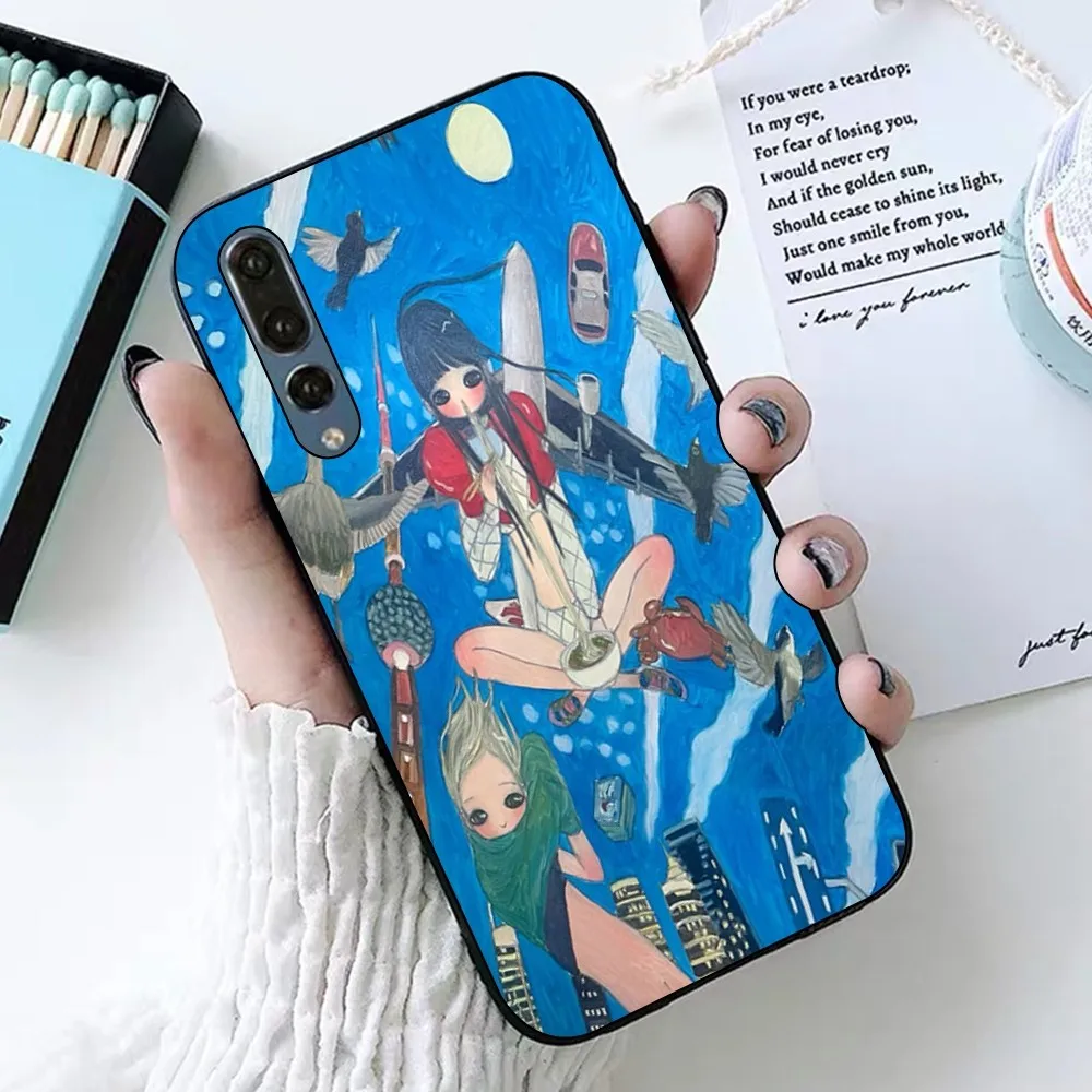 Aya Takano Phone Case For Huawei Honor 10 Lite 9 20 7A 9X 30 50 60 70 Pro Plus Soft Silicone Cover