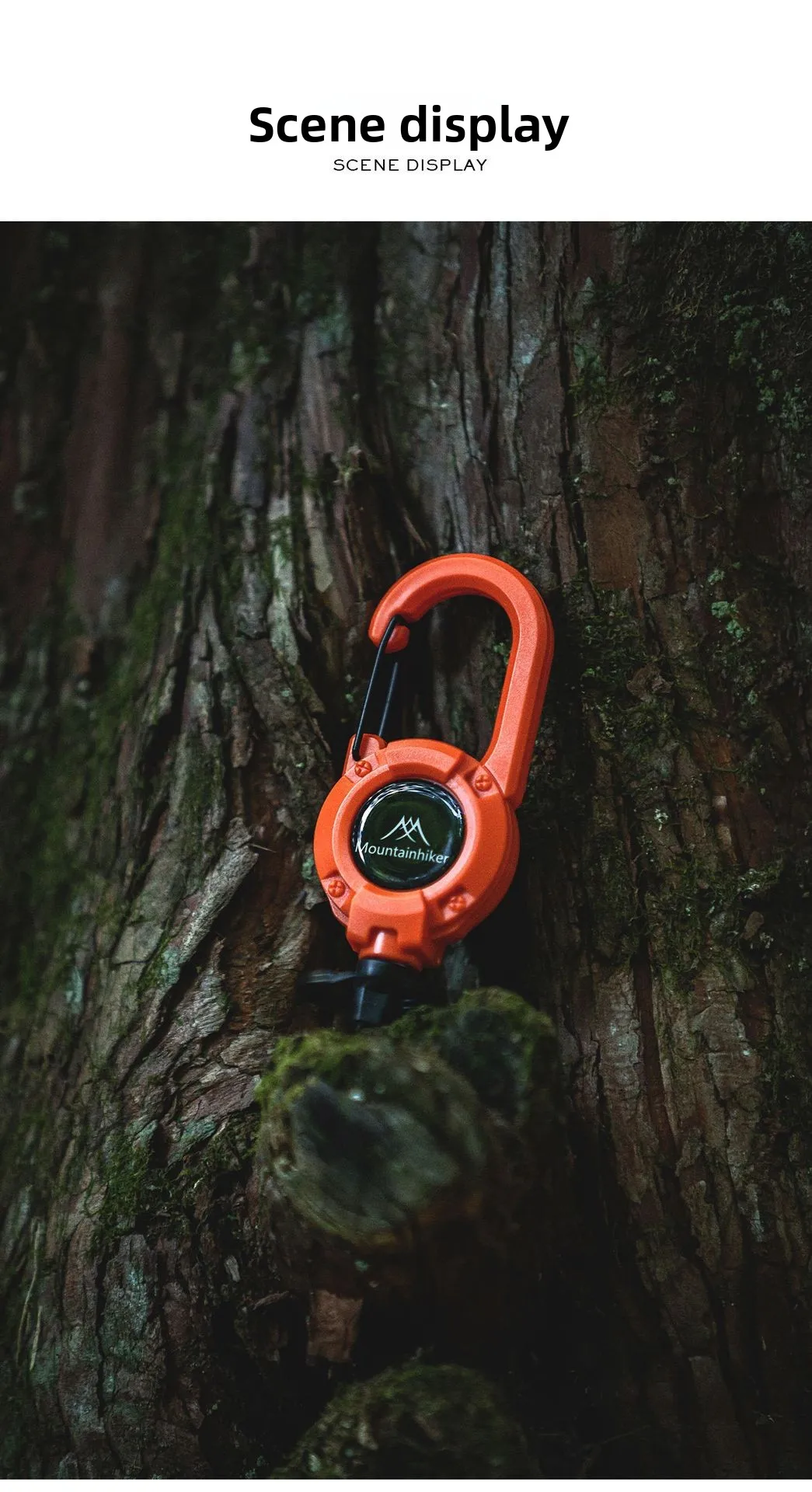 Einziehbare Hochleistungs-Zugrolle mit Karabiner, starkem Stahlseil, Schnalle, Feder-Schlüsselring, Outdoor-Sport-Zubehör, Schlüsselanhänger-Werkzeug – Detail 10