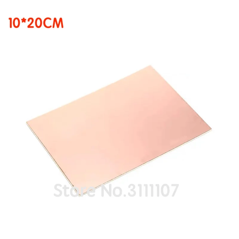 

FR4 Double Side Copper Clad Plate 10*20cm DIY Printed Circuit PCB Kit Laminate Circuit Board 10x20cm Glass Fiber Universal Board