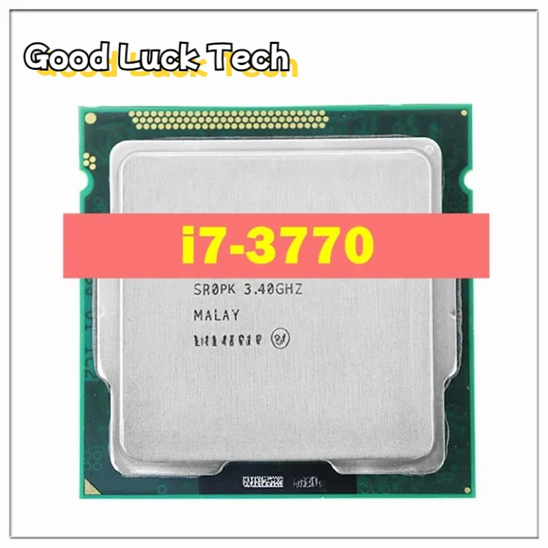 Used for In-tel Core i7 3770 3.4 GHz Used Quad-Core Eight-Thread CPU 8M 77W LGA 1155 i7-3770