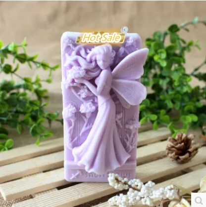 

Butterfly Fairy Silicone Mold, Chocolate Mold, Flower Fondant Cake Decoration, Handmade Soap Mold No. si348 Moulds PRZY Si348