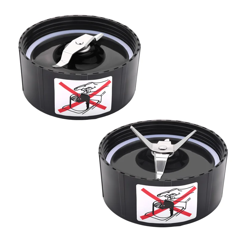 A60T New Cross & Flat Shaver Blades Replacement Part For MB1001 Magic Bullet 250W Blender Blades Mixer Accessories