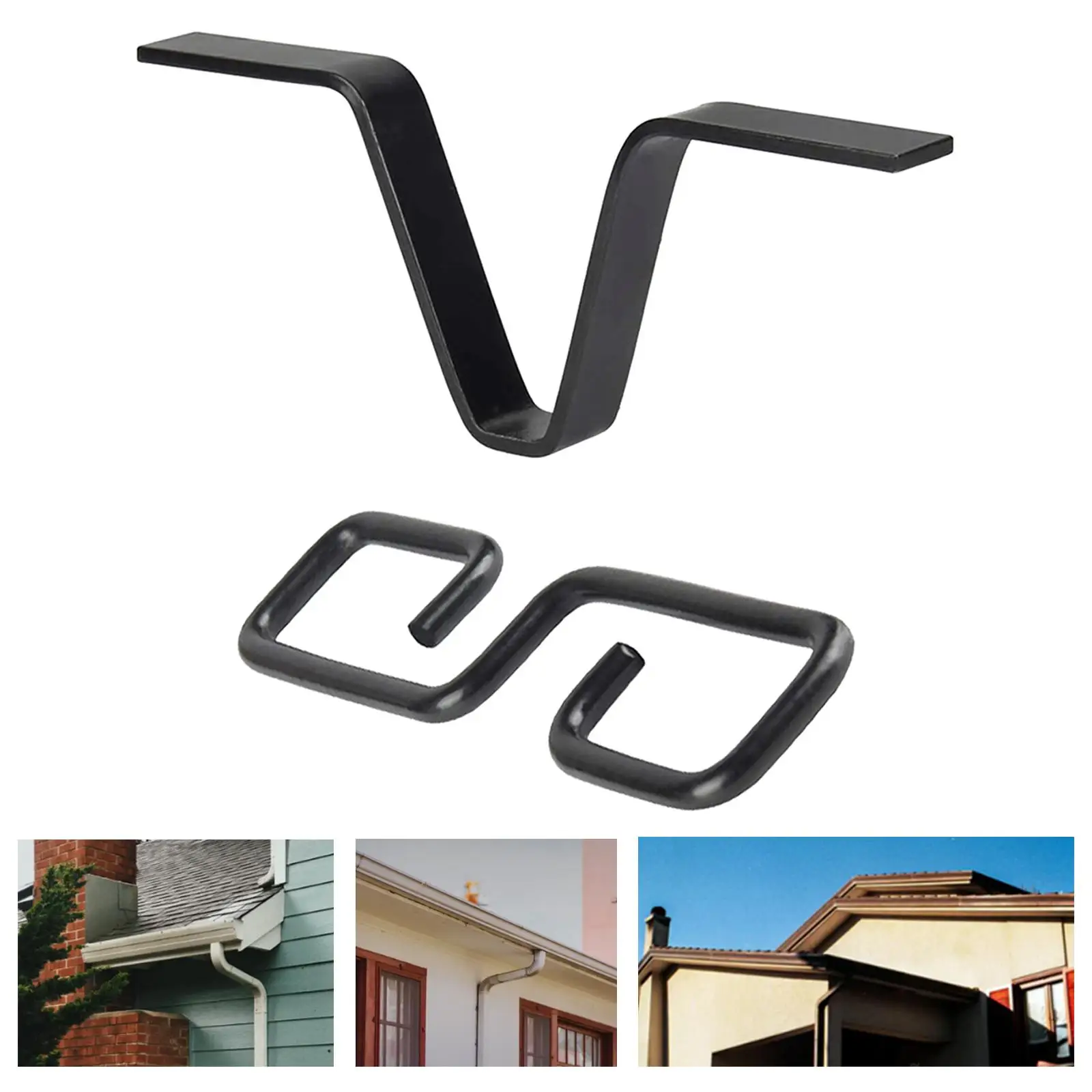 Chuva Cadeia Gutter Adaptador Gancho, Rustproof Tomada Acessórios