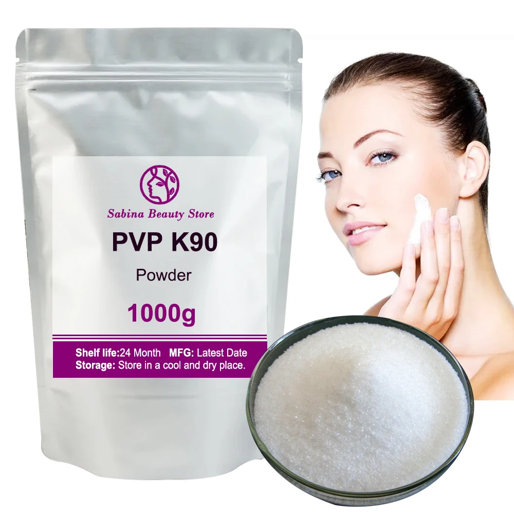 Polvo puro 99% PVP K90 para blanquear la piel, materias primas cosméticas, gran oferta