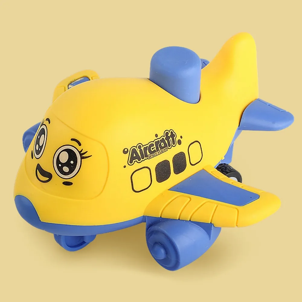 Inertial Vehicle Puzzle Press and Go Car Simulation Education Pull Back Car Cartoon Aircraft Press Inertia Pull Back Gift