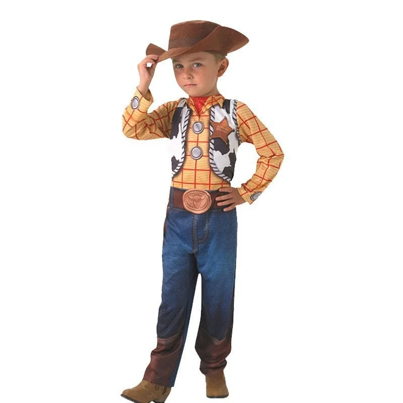 

loween Toy S Buzz Lighear epherd Girl Role Play Children's Woody Performance Costume Women's Par Dr PU Material