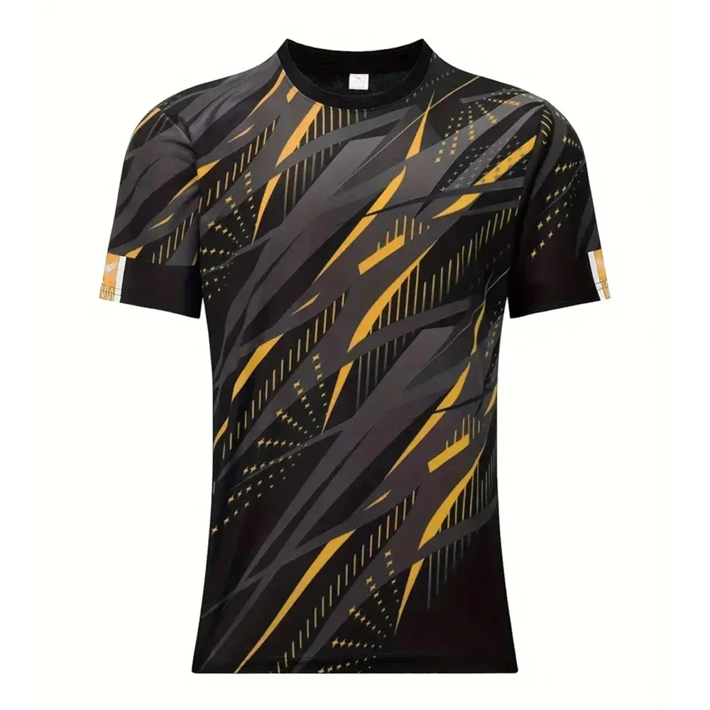 Summer New Men's 3D Printed Sports Style Youth Sunshine Comfortable Leisure Trendy T-Shirt Plus Size Round Neck T-Shirts Tops