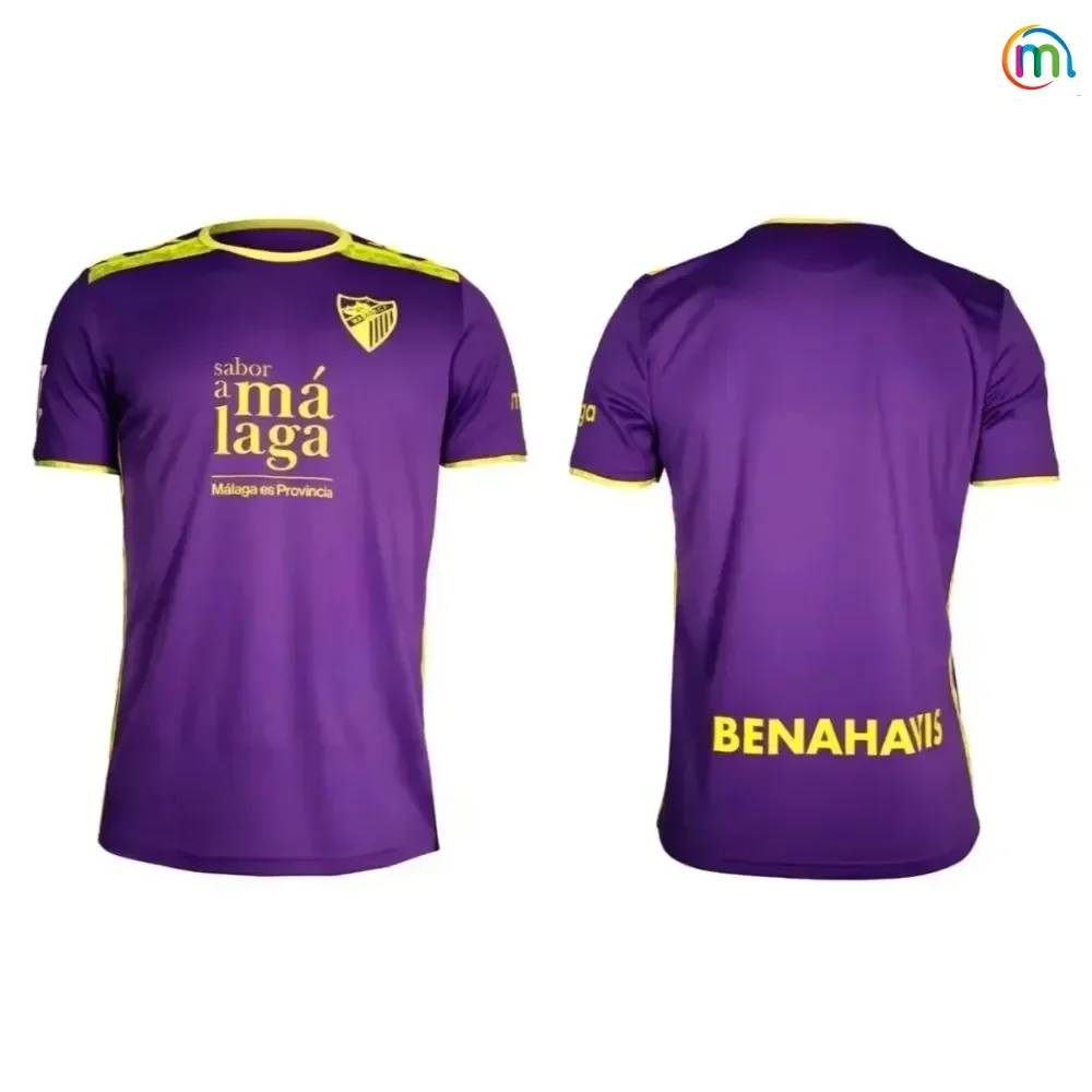 Málaga Camisetas de local y visitante para hombre, camisetas con estampado 3D de secado rápido para mujer, camisetas deportivas cómodas para niños, ropa informal de calle