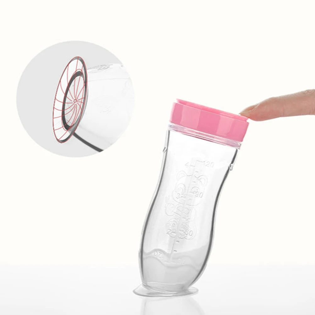 

120ML Silicone Baby Feeder Bottle Easy Squeeze Food Tool for Puree Rice Paste Durable Mother AssistantFeed Squeezing Bottle Baby
