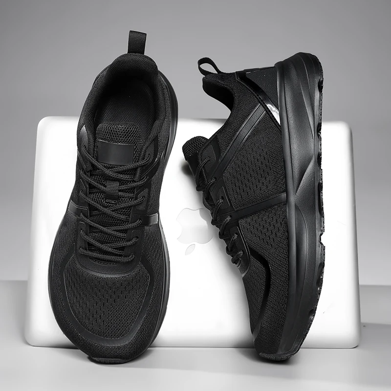 

Outdoor Men Running Shoes Minimalist Barefoot Shoes Mesh Lightweight Breathable Zero Soles Wide Toe Sneakers Casual Walking Shoe