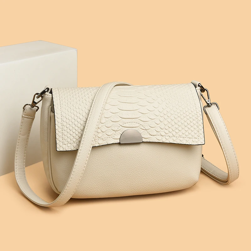 

2025 Crossbody Bag For Women Fashion Small PU Leather Shoulder Bags Luxury Designer Quilted Female Zipper Purse And Handbags