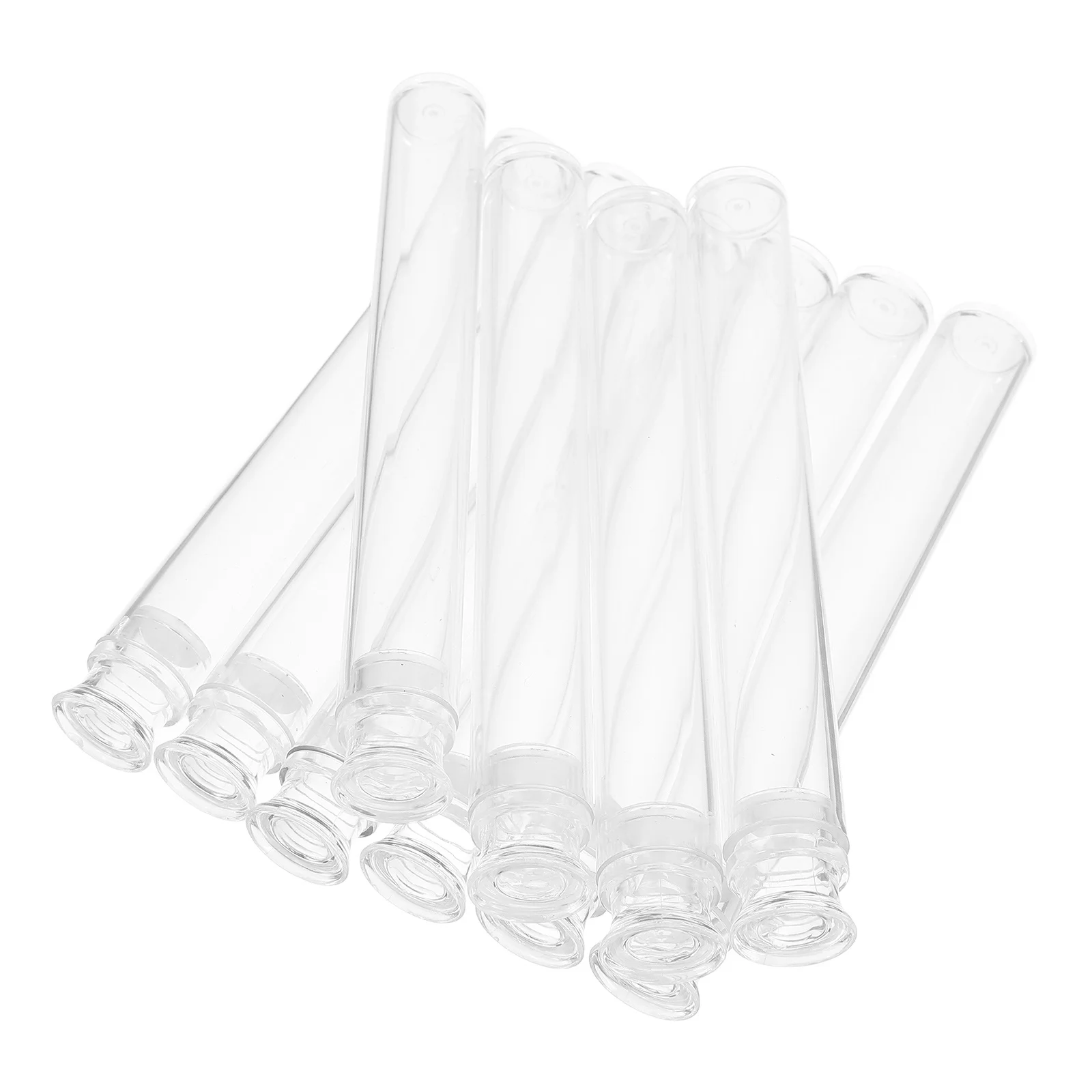 

10Pcs Acrylic Clear Incense Tube Storage Holder Portable Container for Incense Sticks Travel Use Durable Transparent