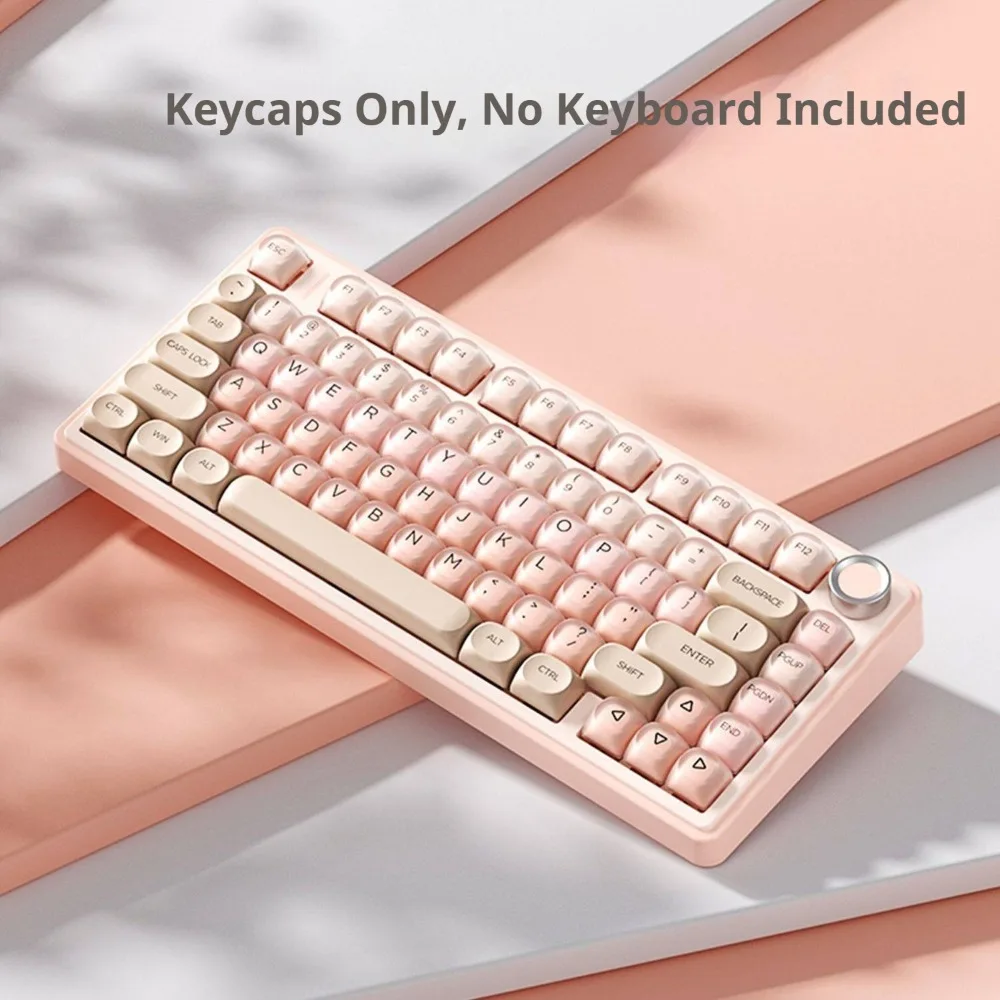 Liquid Makeup Style Keycap Sandblasting Mellow PBT Keycaps Resistant to abrasion Mechanical Keyboard Gaming Accessories Gifts