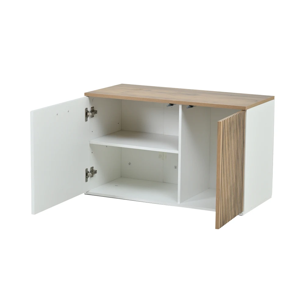 PINGGO 5-teiliges Eingangsbereich-Schuhregal-Set mit Schuhbank, Spiegel, Hängetasche und 4 Haken für Flur und Wohnzimmer – Detail 14