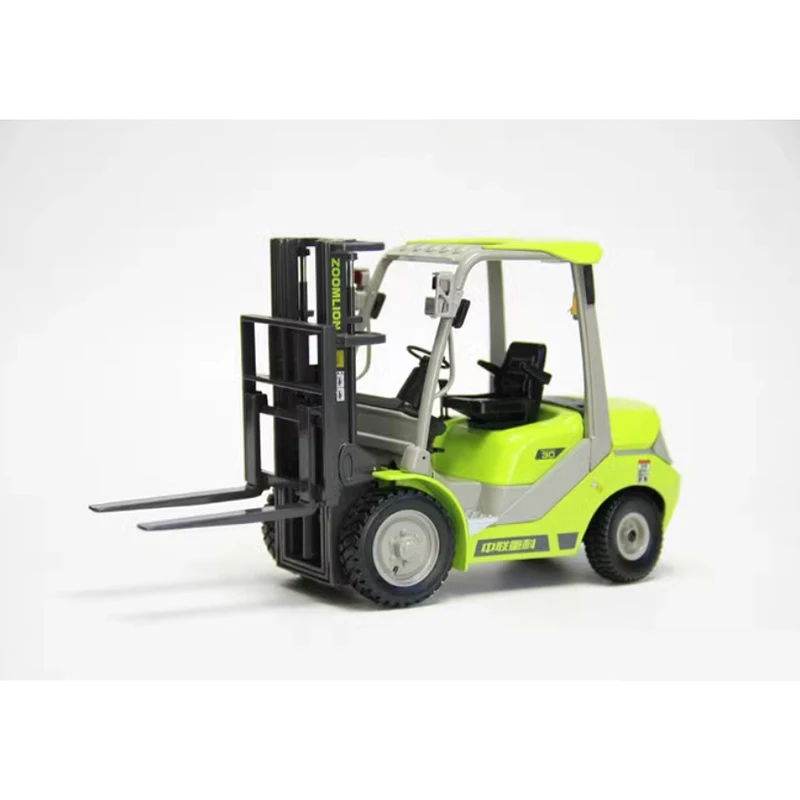 Diecast 1:20 Scale Zoomlion FD30R Alloy Forklift Car Model Collection Souvenir Ornaments Display Vehicle Toys Gift Decoration