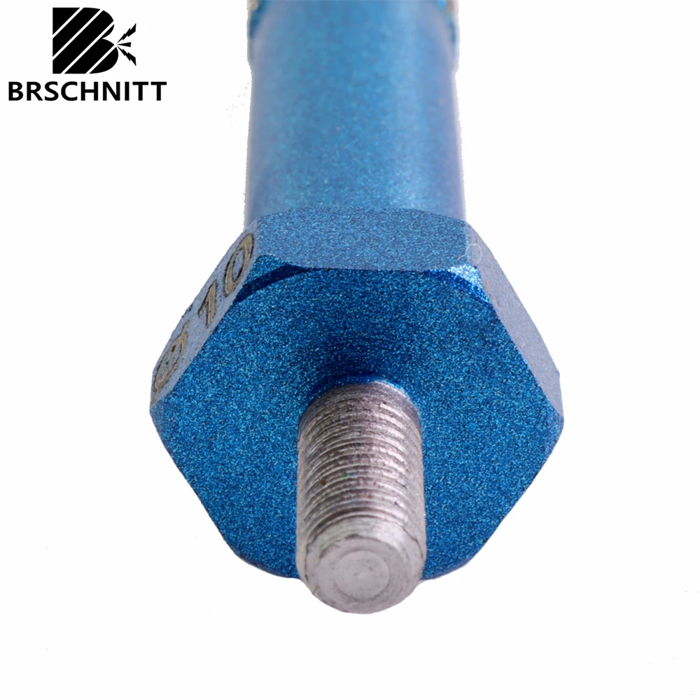 BRSCHNITT 1 pc หรือ 2 pcs 5/6/8/10 มม.เพชรเจาะ Core Bit M5 ด้ายชาย Brazing Mini แห้งเจาะสําหรับกระเบื้องเซรามิคหินอ่อน