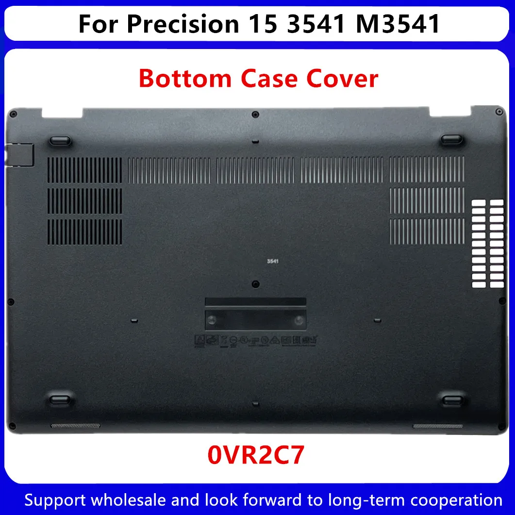 Original novo 0vr2c7 vr2c7 preto para dell precision 15 3541 m3541 caso inferior base d capa ap2jy000211