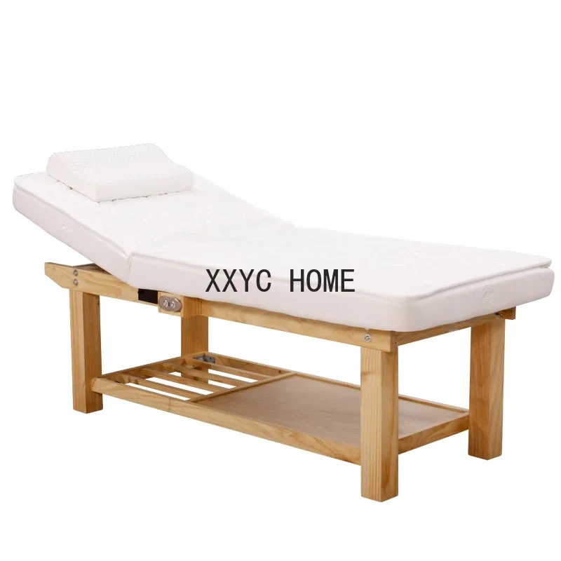 

Solid Wood Latex Cotton Facial Special Physiotherapy Adjustable Massage Couch Massage Bed Massage Bed