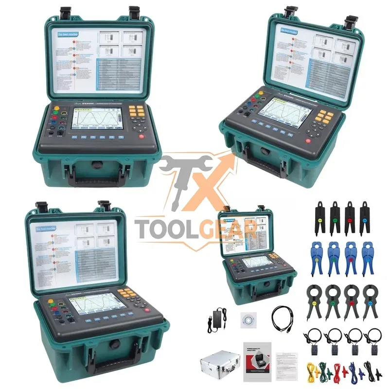 2026hotsale* FUZRR ES4000 Voltage Current Meters Three Phase Electric Parameter Testers Power Quality for Power Grid