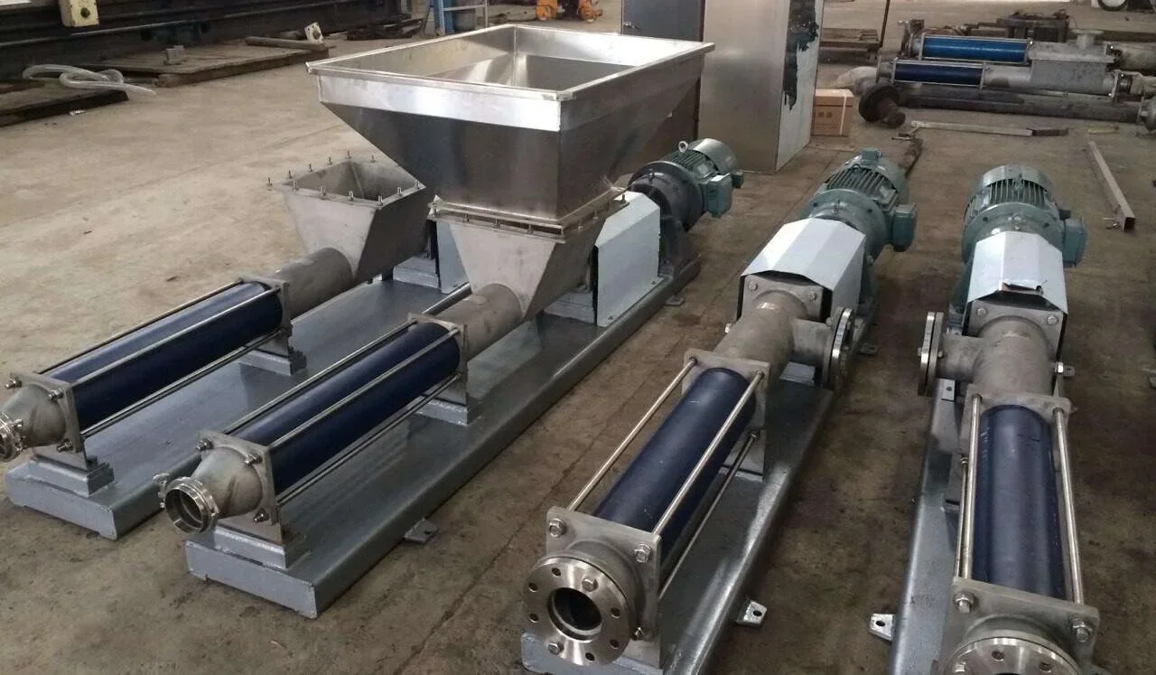 Small Helical Mono Screw Pump with Hopper