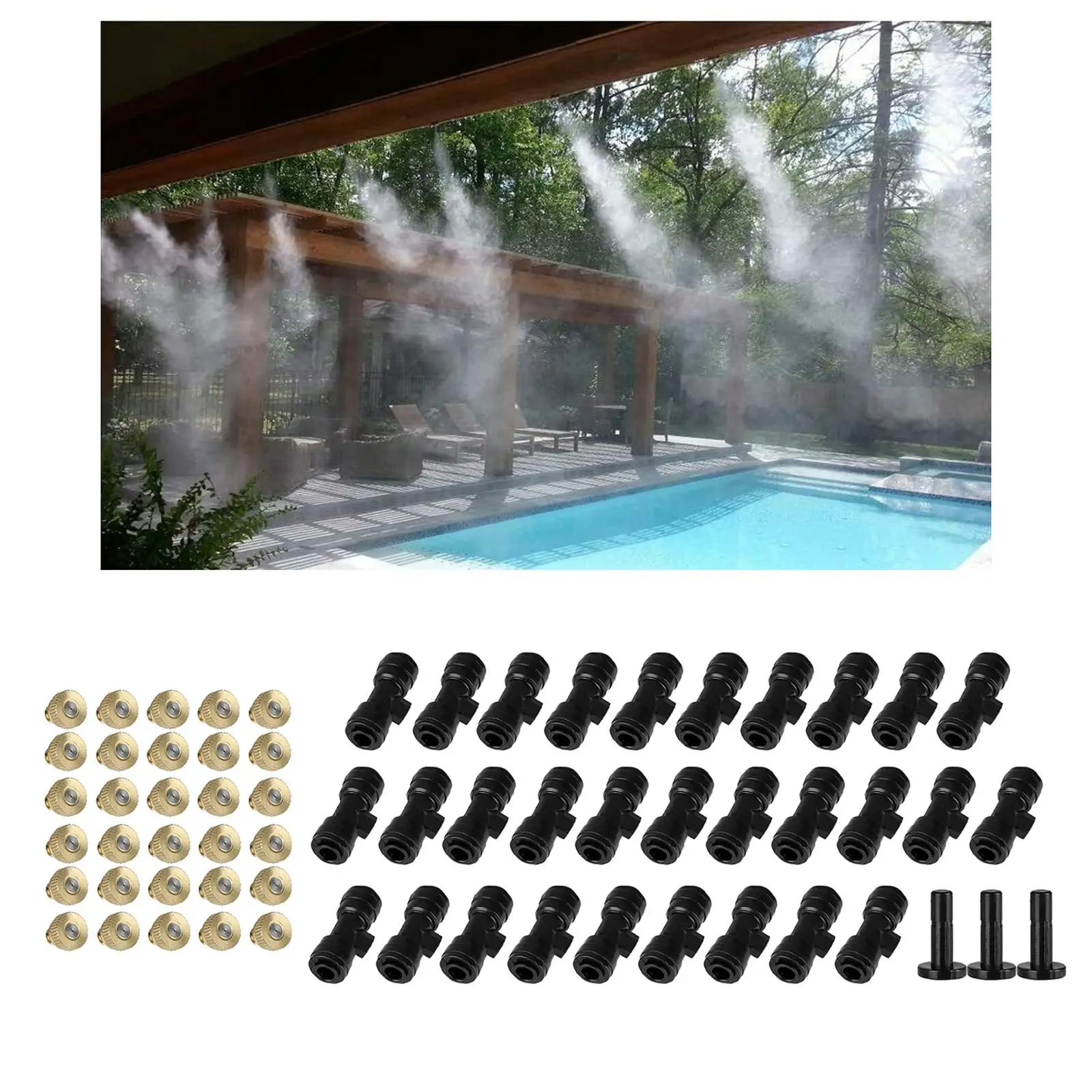 

Misting Nozzles Misting Outdoor Cooling System Replacement Sprayer